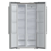 FORNO Salerno 33" Side-by-Side Stainless Steel Refrigerator 15.6 cu.ft, FFRBI1805-33SB FORNO