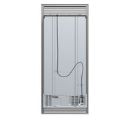FORNO Salerno 33" Built-in Stainless Steel Refrigerator 15.6 cu. ft - With Decorative Grill - 37"es Wide, FFRBI1805-37SG FORNO
