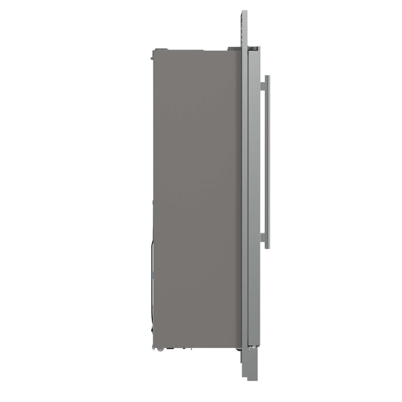 FORNO Salerno 33" Built-in Stainless Steel Refrigerator 15.6 cu. ft - With Decorative Grill - 37"es Wide, FFRBI1805-37SG FORNO