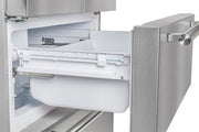 FORNO Moena 36" 19.2 cu. ft. Counter Depth Refrigerator with Ice Maker in Stainless Steel- FFRBI1820-36SB FORNO