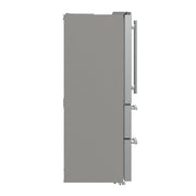 FORNO Moena 36" 19.2 cu. ft. Counter Depth Refrigerator with Ice Maker in Stainless Steel- FFRBI1820-36SB FORNO