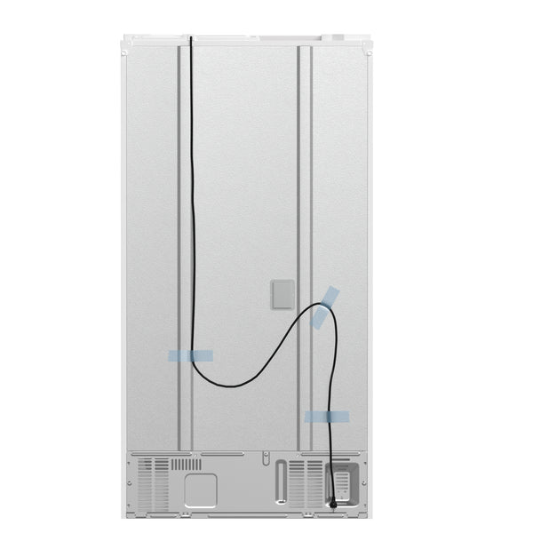 FORNO Moena Espresso 36" French Door Refrigerator in White, 19.2 cu. ft, FFRBI1820-36WHT FORNO