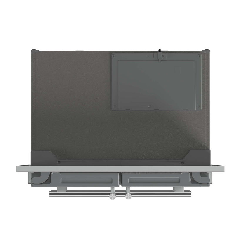 FORNO Moena 40" French Door 19.2 cu. ft Stainless Steel Refrigerator, with Modern Decorative Grill - 40" Wide, FFRBI1820-40MG FORNO