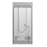 FORNO Moena 36" French Door 19.2 cu. ft Stainless Steel Refrigerator, with Decorative Grill , FFRBI1820-40SG FORNO
