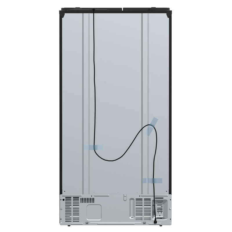 FORNO Salerno Espresso 36" Side-by-Side Black Refrigerator 20 cu. ft, FFRBI1844-36BLK FORNO
