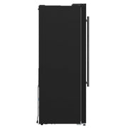 FORNO Salerno Espresso 36" Side-by-Side Black Refrigerator 20 cu. ft, FFRBI1844-36BLK FORNO