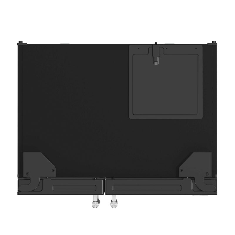FORNO Salerno Espresso 36" Side-by-Side Black Refrigerator 20 cu. ft, FFRBI1844-36BLK FORNO
