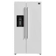FORNO Salerno Espresso 36" Side-by-Side White Refrigerator 20 cu.ft, FFRBI1844-36WHT FORNO