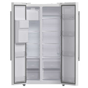 FORNO Salerno Espresso 36" Side-by-Side White Refrigerator 20 cu.ft, FFRBI1844-36WHT FORNO