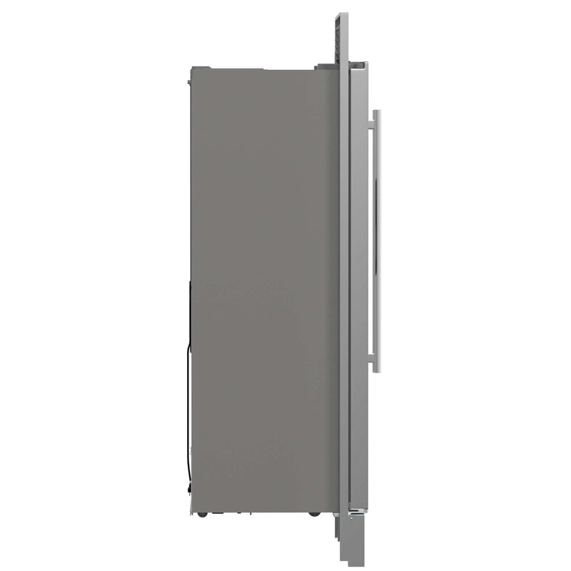 FORNO Salerno 36" Built-in Stainless-Steel Refrigerator 20 cu. ft with Decorative Grill - 40 " Wide, FFRBI1844-40SG FORNO
