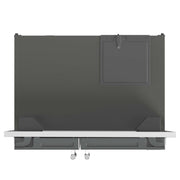 FORNO Salerno 36" Built-in Stainless-Steel Refrigerator 20 cu. ft with Decorative Grill - 40 " Wide, FFRBI1844-40SG FORNO
