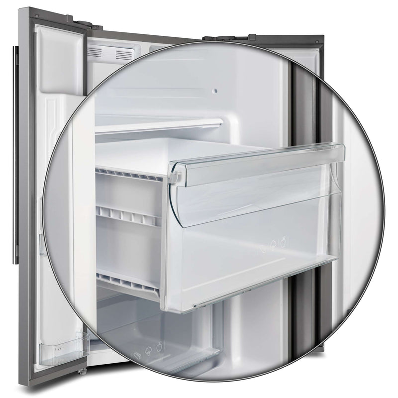 FORNO Salerno 36" Built-in Stainless-Steel Refrigerator 20 cu. ft with Decorative Grill - 40 " Wide, FFRBI1844-40SG FORNO