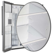 FORNO Salerno 36" Built-in Stainless-Steel Refrigerator 20 cu. ft with Decorative Grill - 40 " Wide, FFRBI1844-40SG FORNO