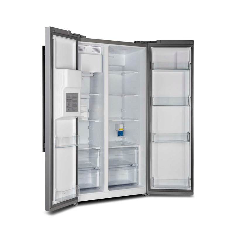 FORNO Salerno 36" Built-in Stainless-Steel Refrigerator 20 cu. ft with Decorative Grill - 40 " Wide, FFRBI1844-40SG FORNO