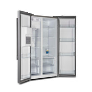 FORNO Salerno 36" Built-in Stainless-Steel Refrigerator 20 cu. ft with Decorative Grill - 40 " Wide, FFRBI1844-40SG FORNO