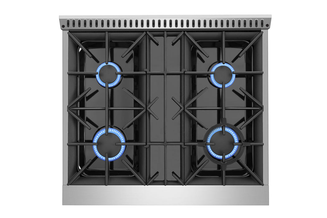 Empava 30GR07 30 in. Pro-Style Slide-In Single Oven Gas Range