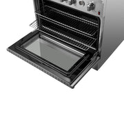 FORNO Marco 36" 5.36 cu.ft. Gas Range with 6 Burners and Built-In Temperature Gauge, FFSGS6277-36 FORNO