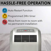 Whynter ARC-12S Portable Air Conditioner 12,000 BTU – Dehumidifier | Cools Up to 400 sq. ft. Whynter