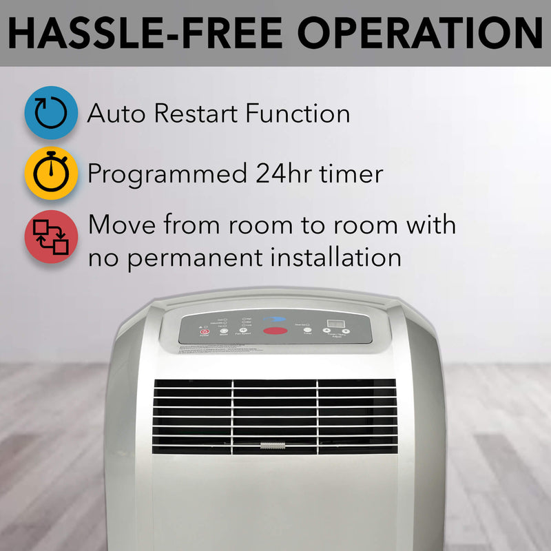 Whynter ARC-12S Portable Air Conditioner 12,000 BTU – Dehumidifier | Cools Up to 400 sq. ft. Whynter