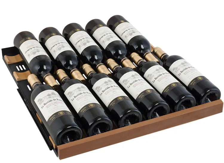 Reserva Series 172 Bottle Dual Zone Built-in Wine Refrigerator with Stainless Steel Door - Left Hinge Allavino