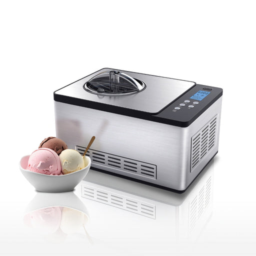 Whynter ICM-220SSY 2 Quart Automatic Compressor Ice Cream Maker & Yogurt Incubator Stainless Steel Finish Whynter
