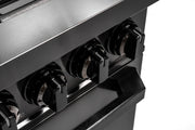 60″ Induction Range with Built-in Professional Griddle – Black Stainless Steel Induction Hardware