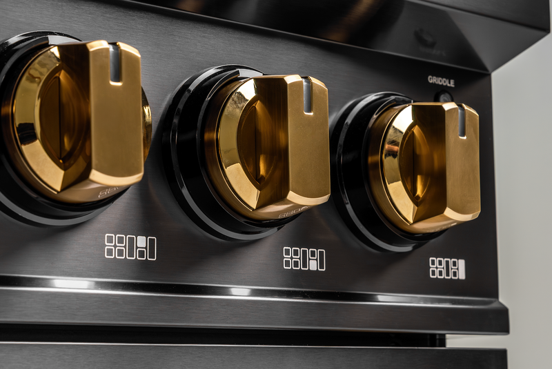 60″ Induction Range with Built-in Professional Griddle – ORION Edition Induction Hardware