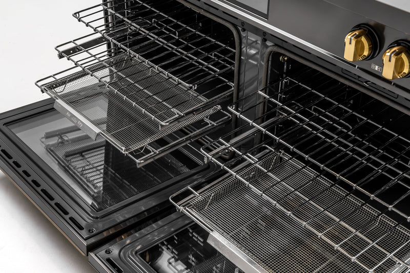 60″ Induction Range with Built-in Professional Griddle – ORION Edition Induction Hardware