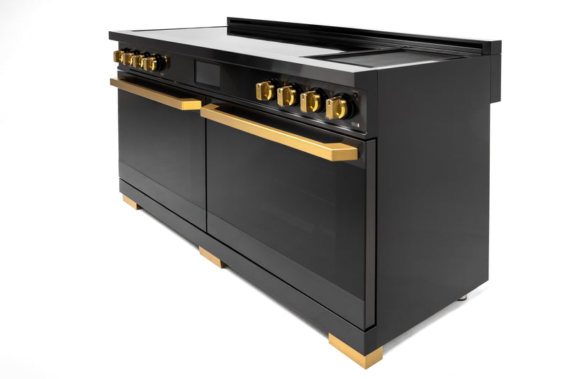 60″ Induction Range with Built-in Professional Griddle – ORION Edition Induction Hardware
