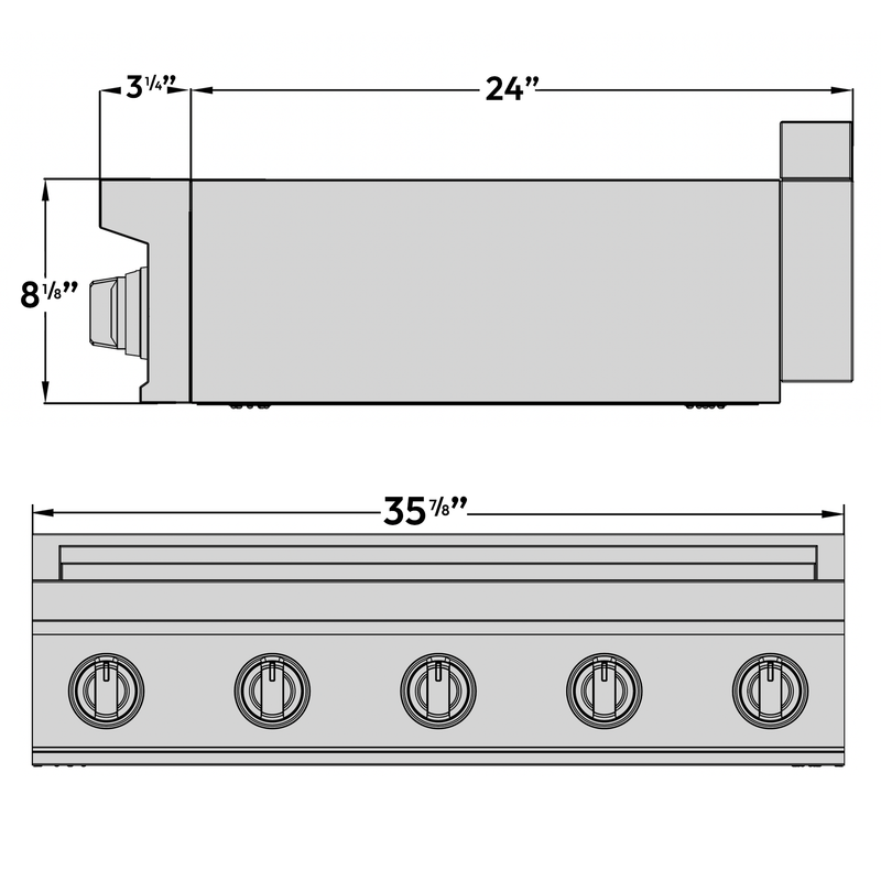 36″ Induction Cooktop – ORION Edition Induction Hardware