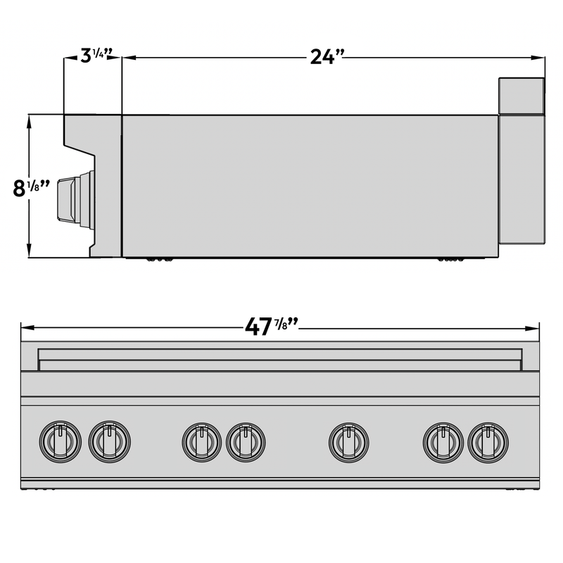 48″ Induction Cooktop – VEGA Edition Induction Hardware