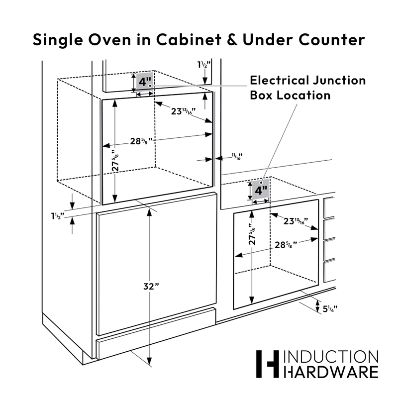 30" Single Wall Oven – VEGA Edition Induction Hardware