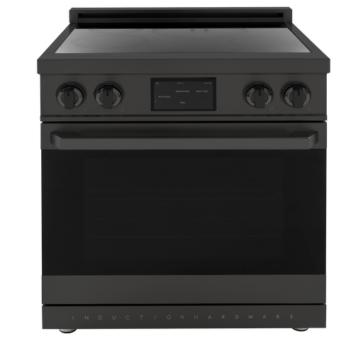 30″ Professional Induction Range – Black Stainless Induction Hardware