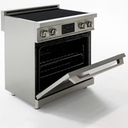 30″ Professional Induction Range – Stainless Steel Induction Hardware