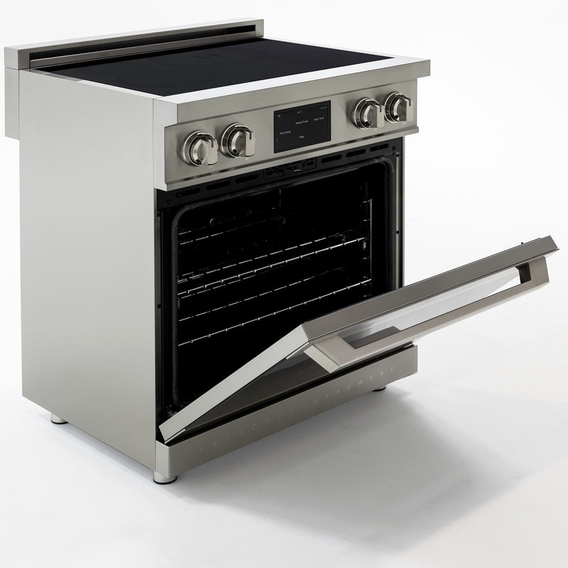30″ Professional Induction Range – Stainless Steel Induction Hardware