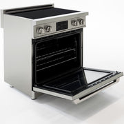 30″ Professional Induction Range – Stainless Steel Induction Hardware