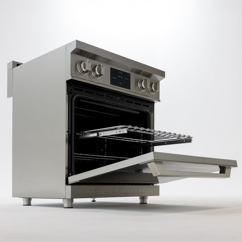 30″ Professional Induction Range – Stainless Steel Induction Hardware