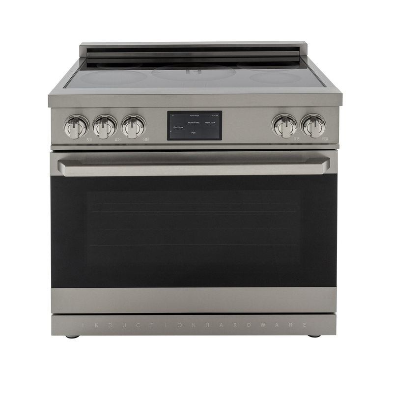 36″ Professional Induction Range – Stainless Steel Induction Hardware