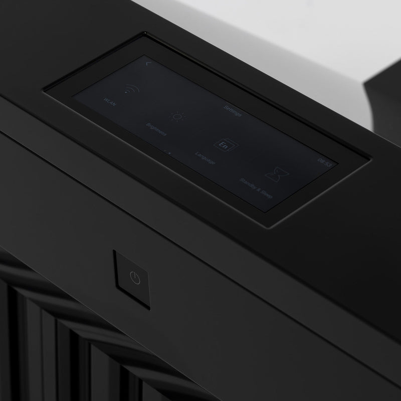 48″ Professional Range Hood – 1800 CFM – Black Stainless Induction Hardware