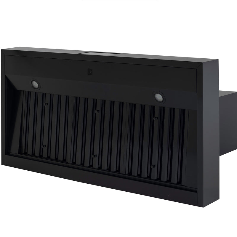 48″ Professional Range Hood – 1800 CFM – Black Stainless Induction Hardware