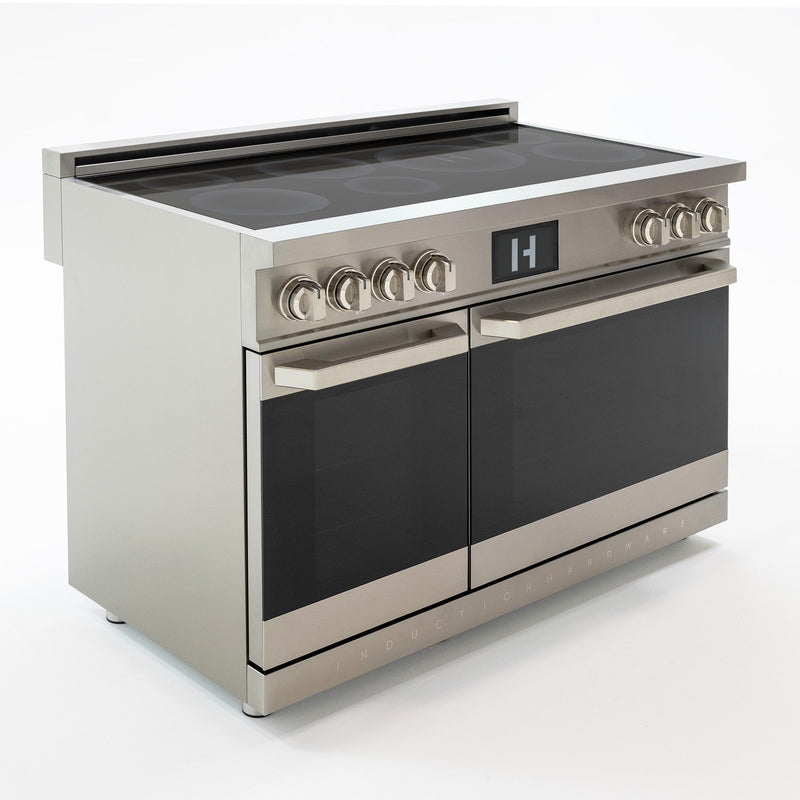 48″ Professional Induction Range – Stainless Steel Induction Hardware
