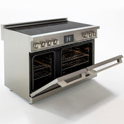48″ Professional Induction Range – Stainless Steel Induction Hardware