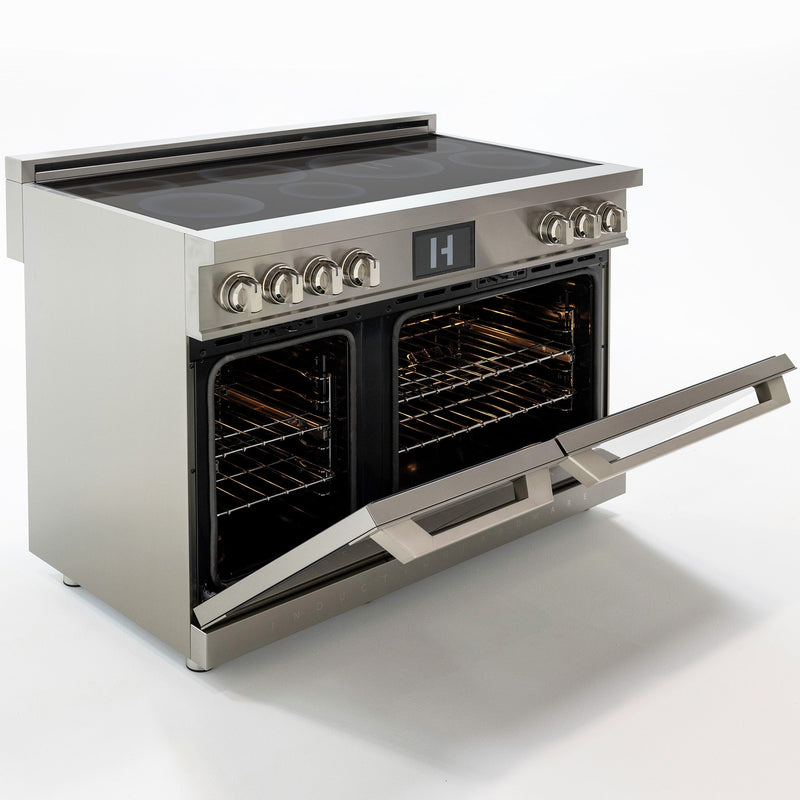 48″ Professional Induction Range – Stainless Steel Induction Hardware