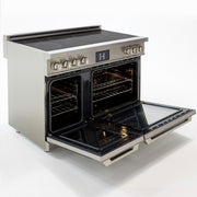 48″ Professional Induction Range – Stainless Steel Induction Hardware