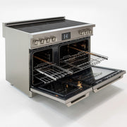 48″ Professional Induction Range – Stainless Steel Induction Hardware