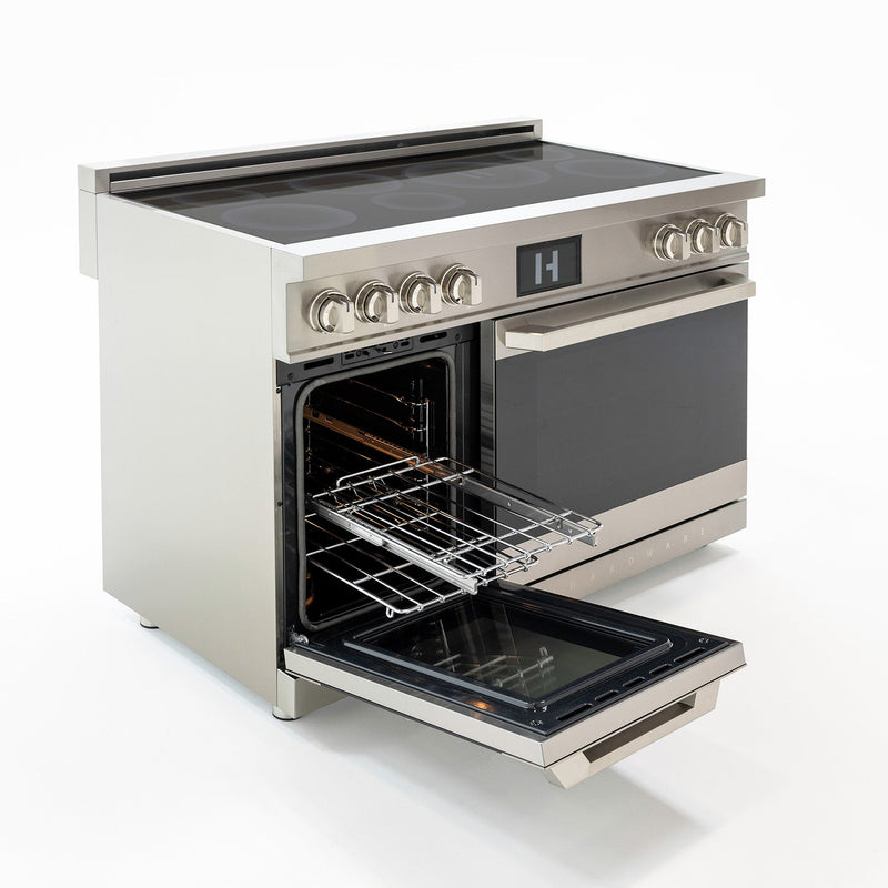 48″ Professional Induction Range – Stainless Steel Induction Hardware