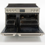 48″ Professional Induction Range – Stainless Steel Induction Hardware