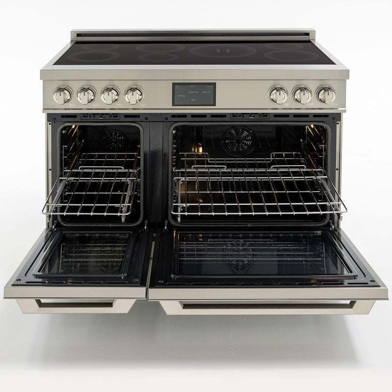 48″ Professional Induction Range – Stainless Steel Induction Hardware