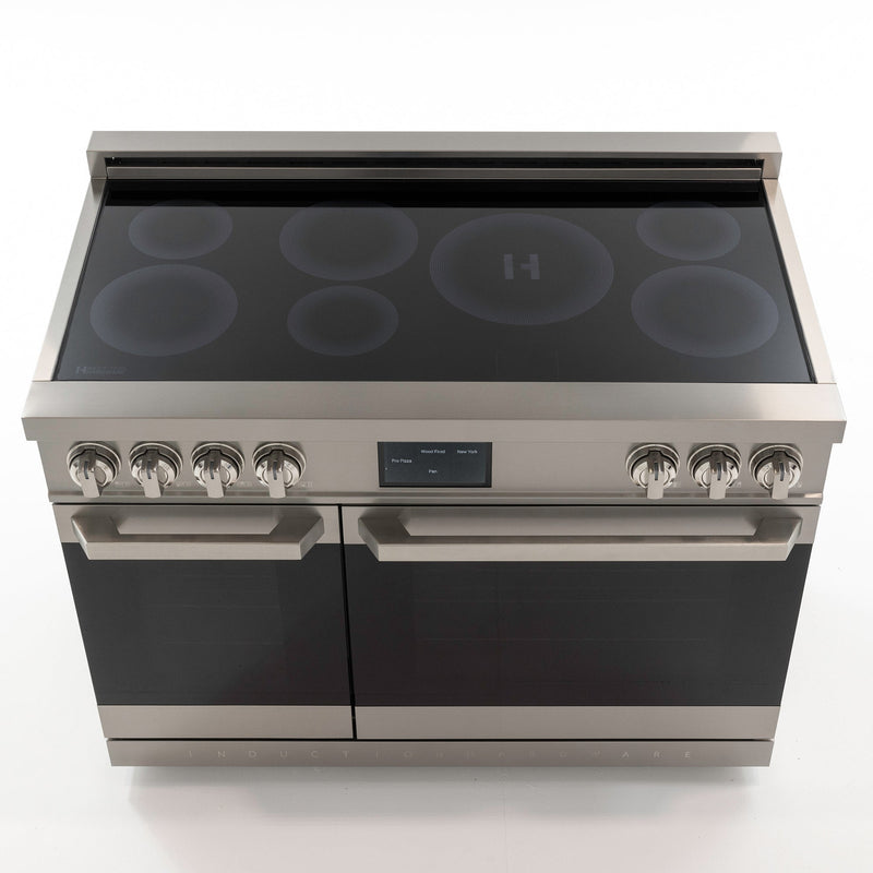 48″ Professional Induction Range – Stainless Steel Induction Hardware