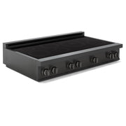 48″ Induction Cooktop – Black Stainless Induction Hardware